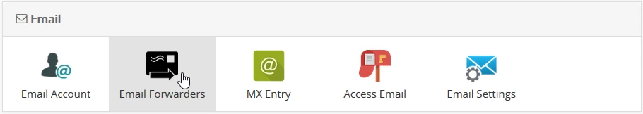 Encaminhadores de E-mail painel webuzo