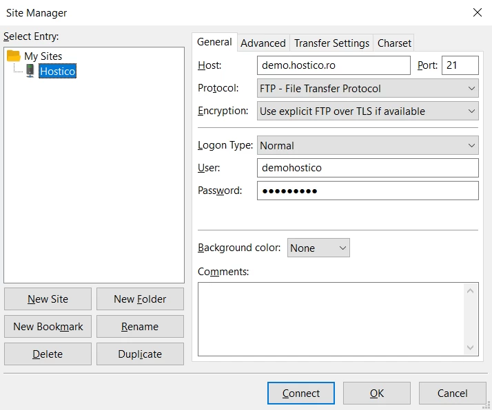 Preenchendo campos do Gerenciador de Sites