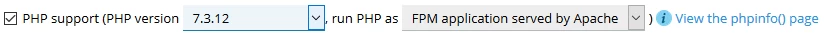 Selectare versiune PHP &icirc;n Plesk