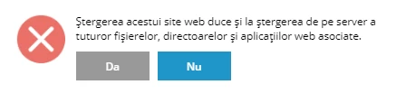 Confirmare Stergere