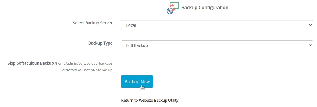 backup process