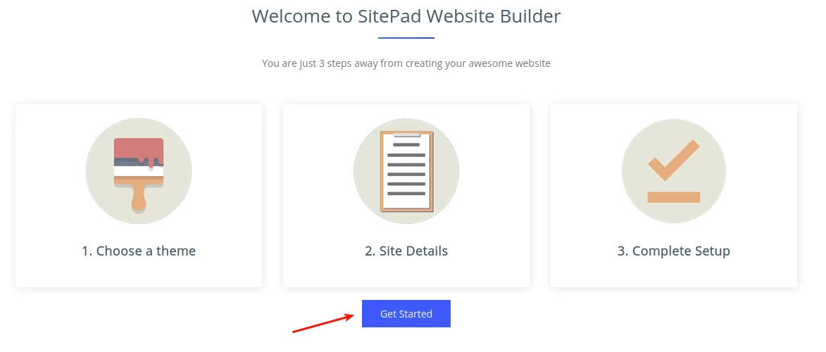 Iniciando o procedimento de criação