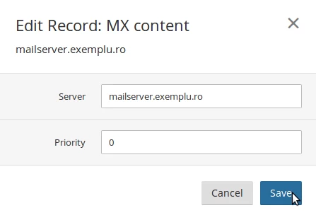 Edit Record MS content