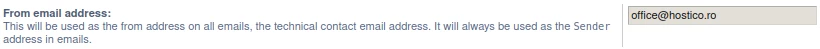 from email address
