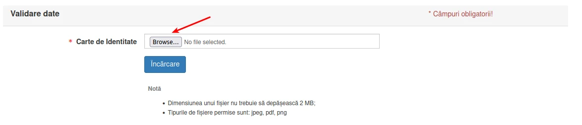 Carregar Documentos ROTLD