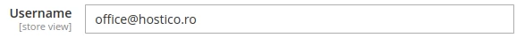 Utilizator mail Magento